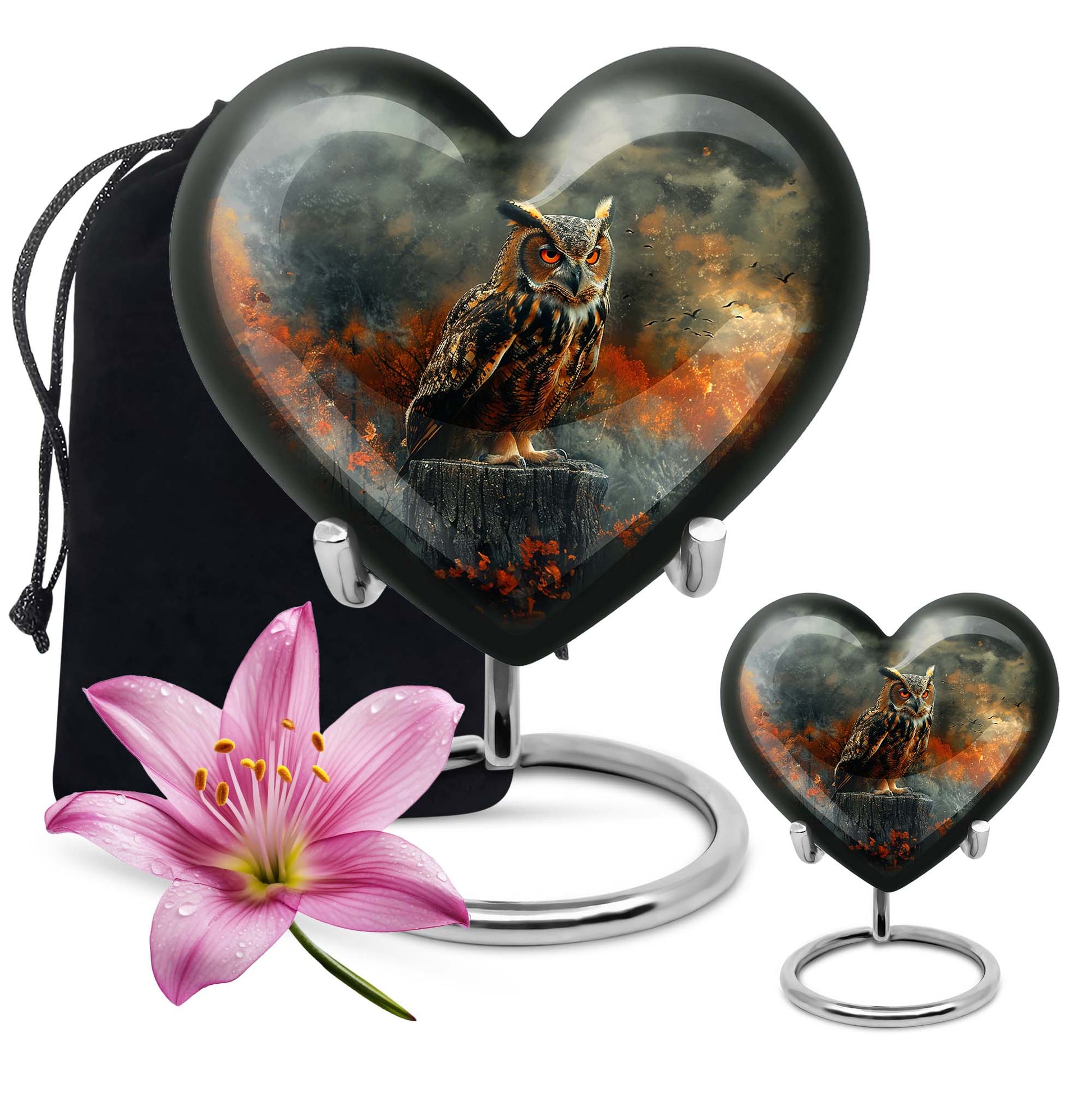 Owl Mini Urns For Ashes Funeral, Ashes Cremation Urn For Ashes