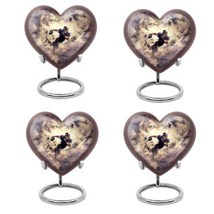 Football Large Urns For Human Ashes Teardrop, Heart Shape Urn
