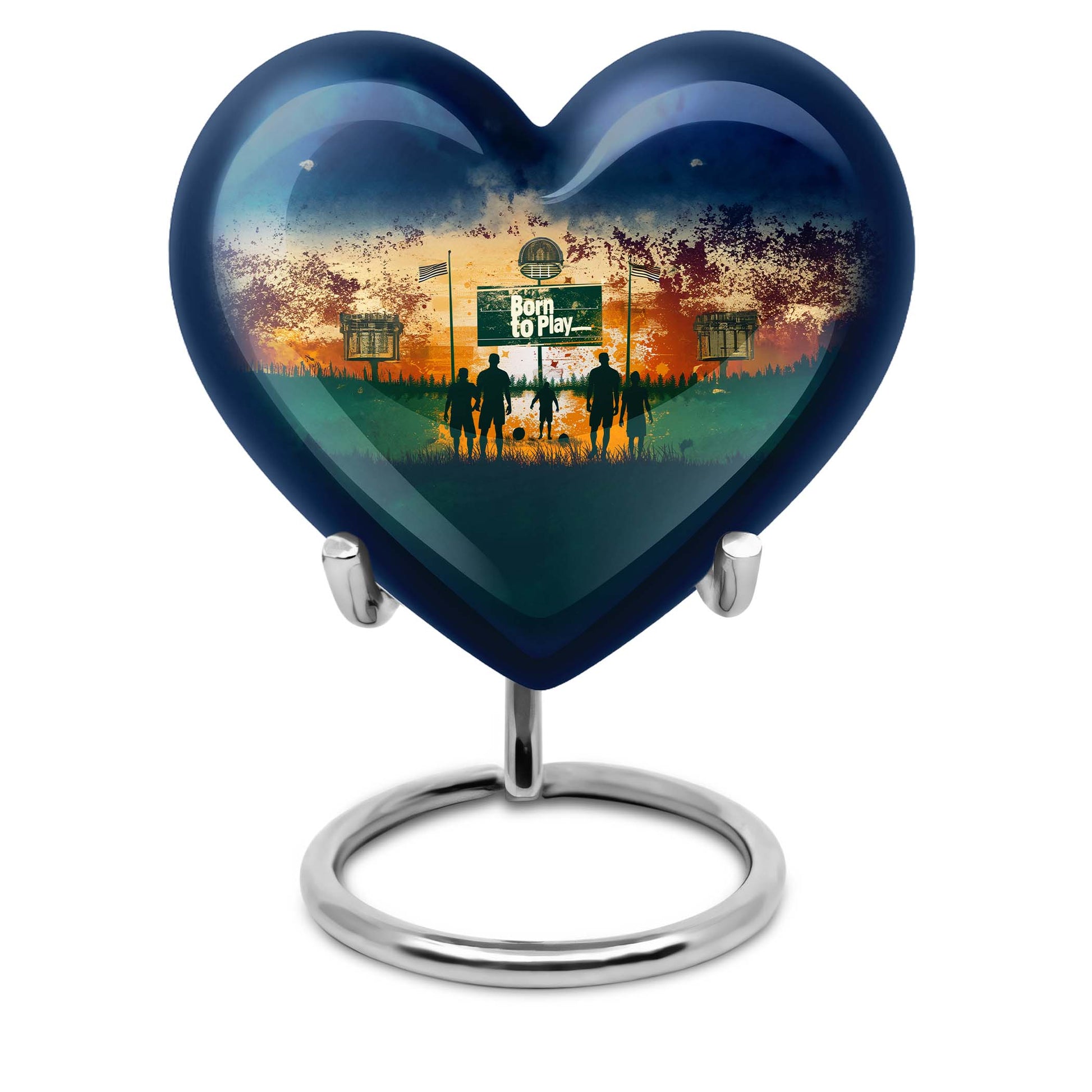 Football Keepsake Funeral, Ashes Cremation Urn For Ashes