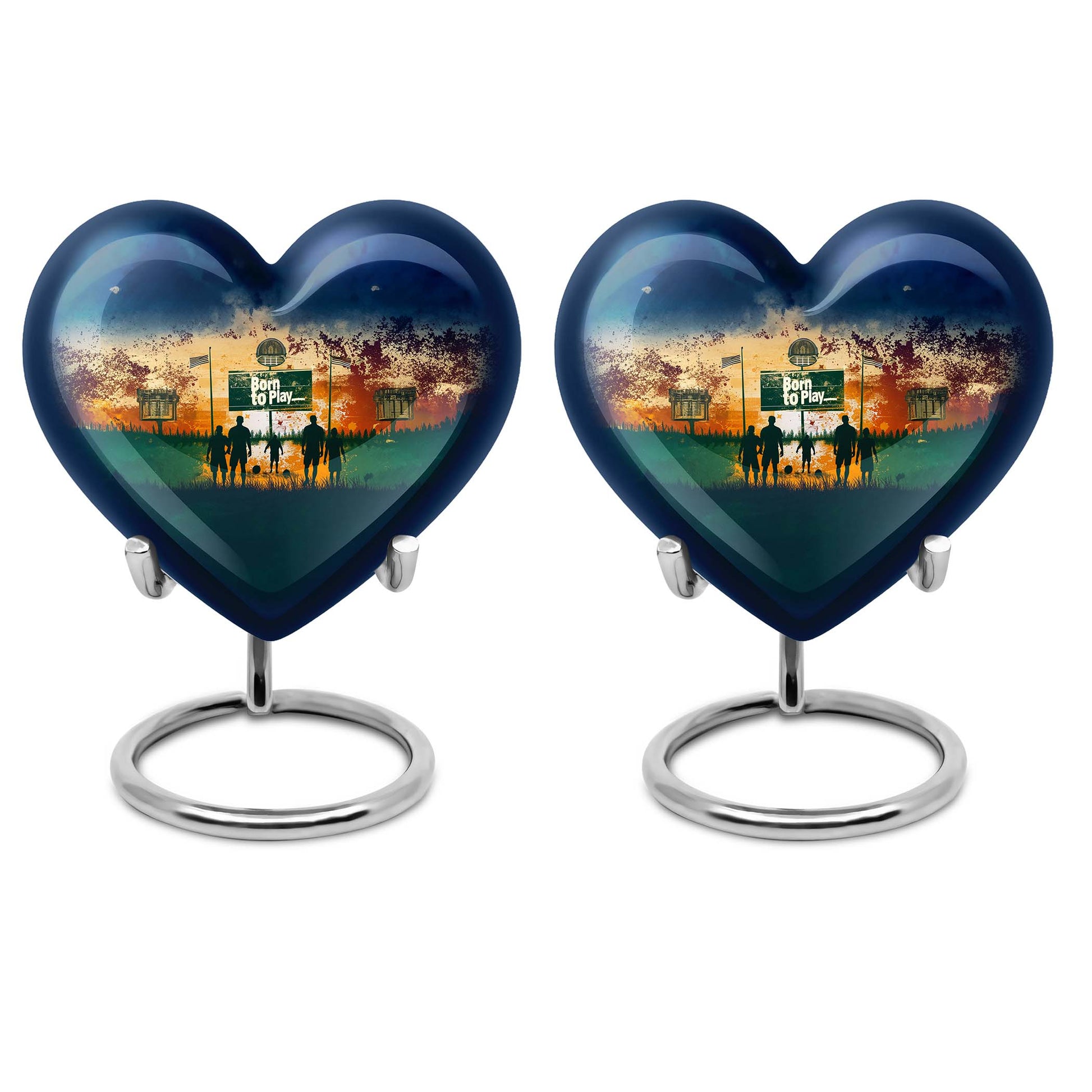 Football Keepsake Funeral, Ashes Cremation Urn For Ashes