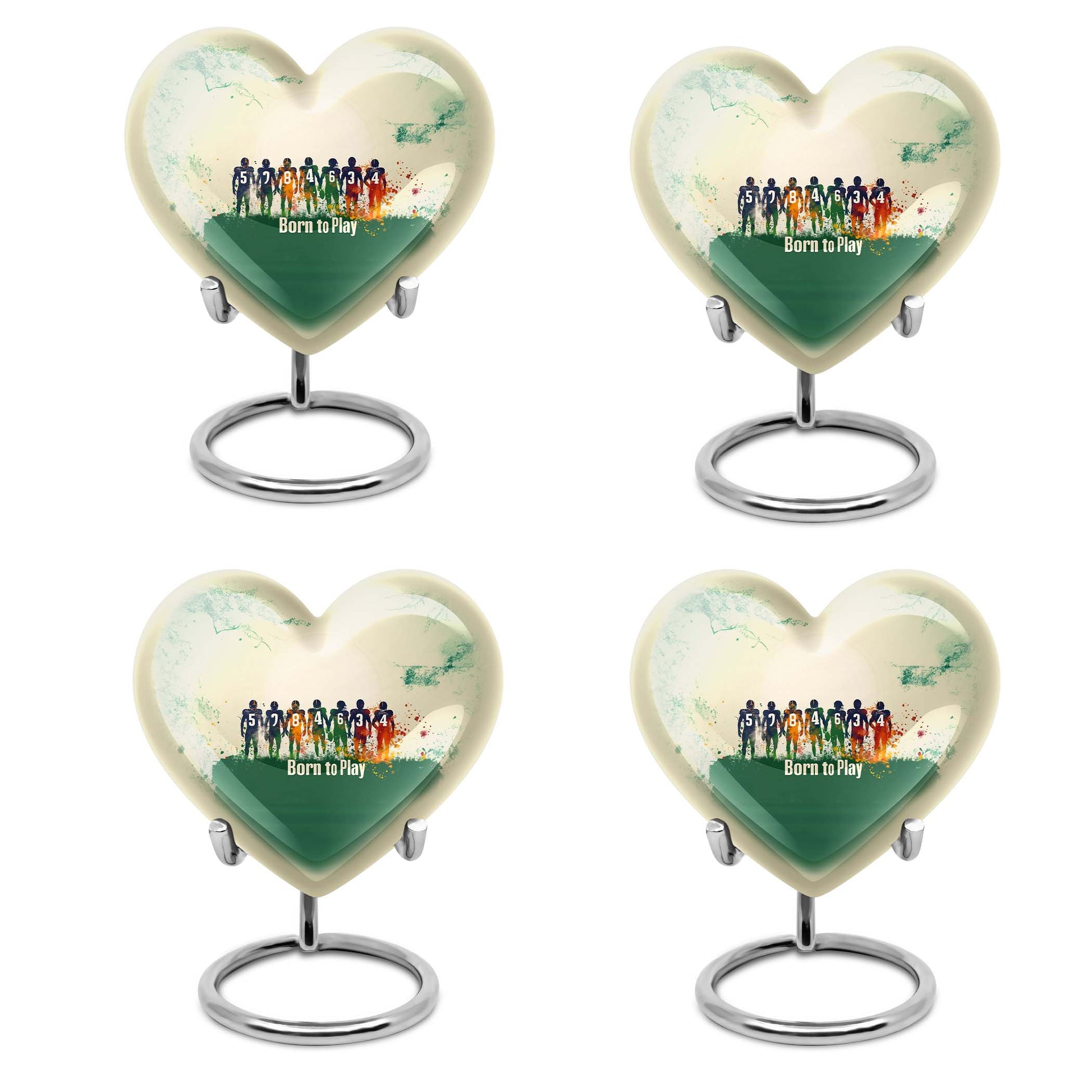 Football Medium Urn Large Funeral, Ashes Urn For Ashes