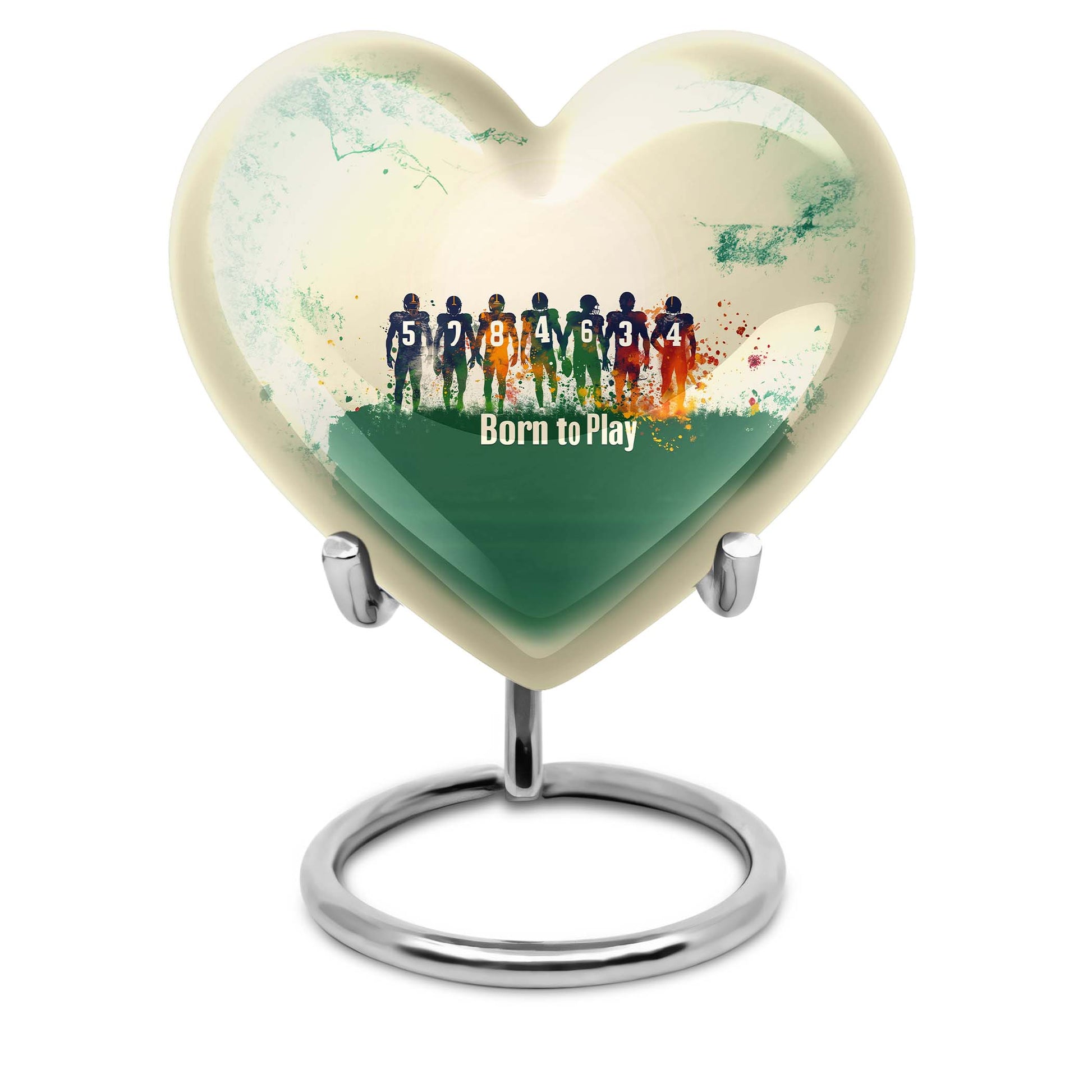 Football Medium Urn Large Funeral, Ashes Urn For Ashes