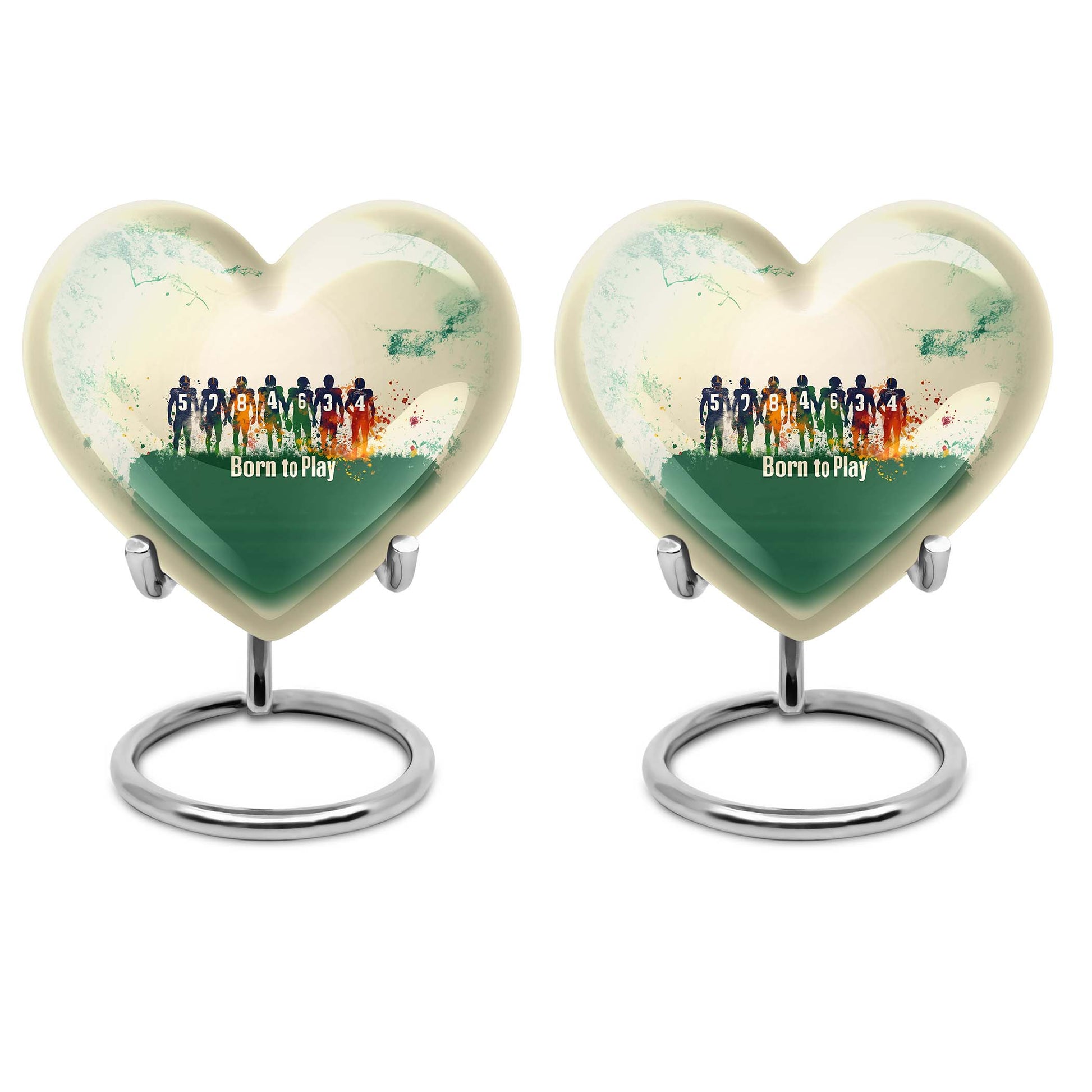 Football Medium Urn Large Funeral, Ashes Urn For Ashes
