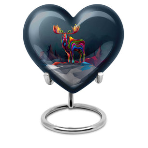 Moose Walking Adult Urn Funeral, Ashes Memorial Urn