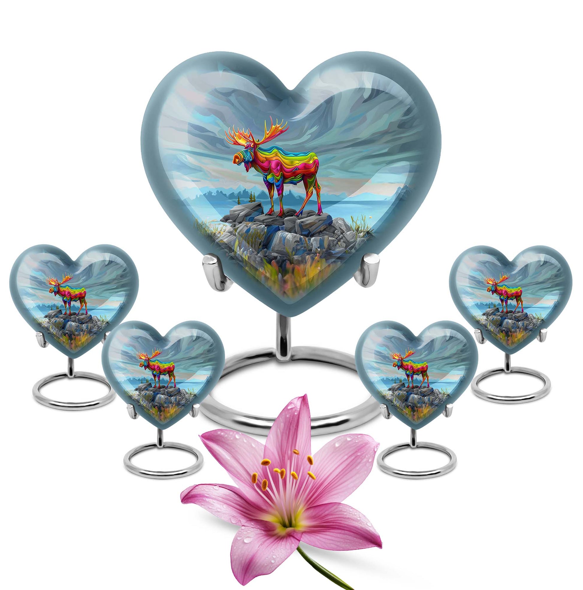 Moose Walking Urns For Adults Large Funeral, Ashes Urn