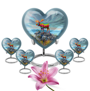 Moose Walking Urns For Adults Large Funeral, Ashes Urn