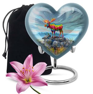 Moose Walking Urns For Adults Large Funeral, Ashes Urn