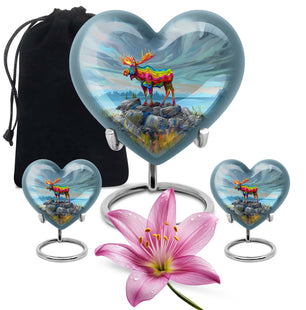 Moose Walking Urns For Adults Large Funeral, Ashes Urn