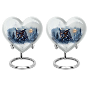Owl Small Ashes Urn Large Funeral, Ashes Urn For Ashes