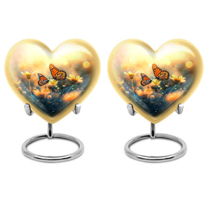 Heart Shaped  Keepsake Set of 2