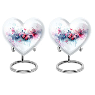 Heart Shaped  Keepsake Set of 2