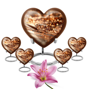 Diamond Adult Urns Teardrop, Heart Shape Urn