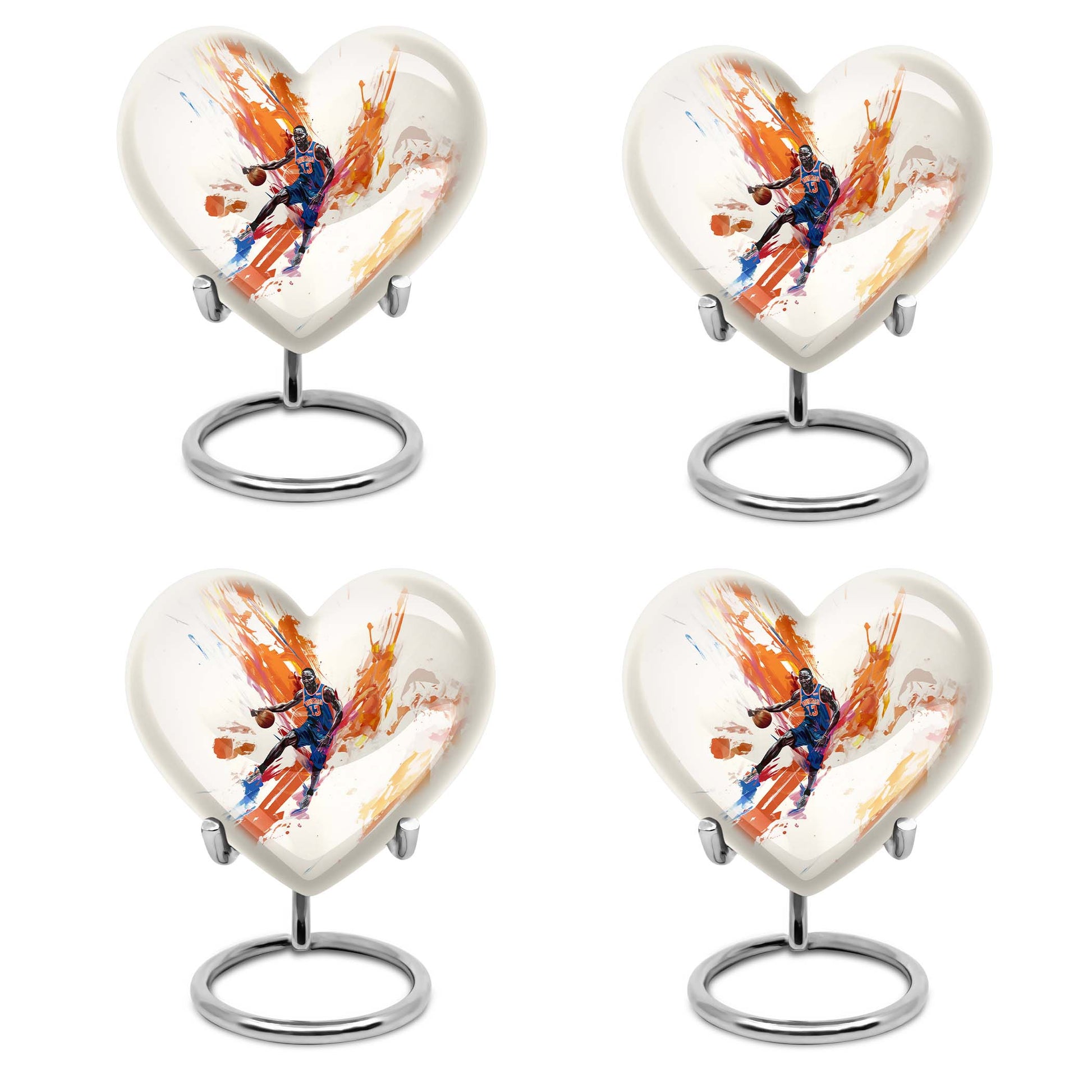 Basketball Metal Urns For Human Ashes Funeral, Ashes Cremation Urn