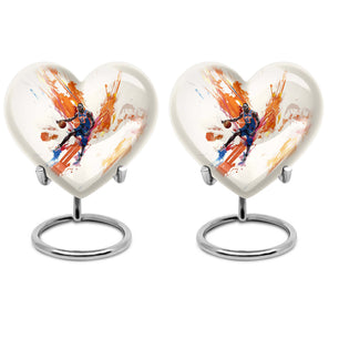 Basketball Metal Urns For Human Ashes Funeral, Ashes Cremation Urn