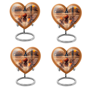 Basketball Burial Urn Teardrop, Heart Cremation Urn