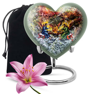 Catholic Medium Size Urn Funeral, Ashes Cremation Urn