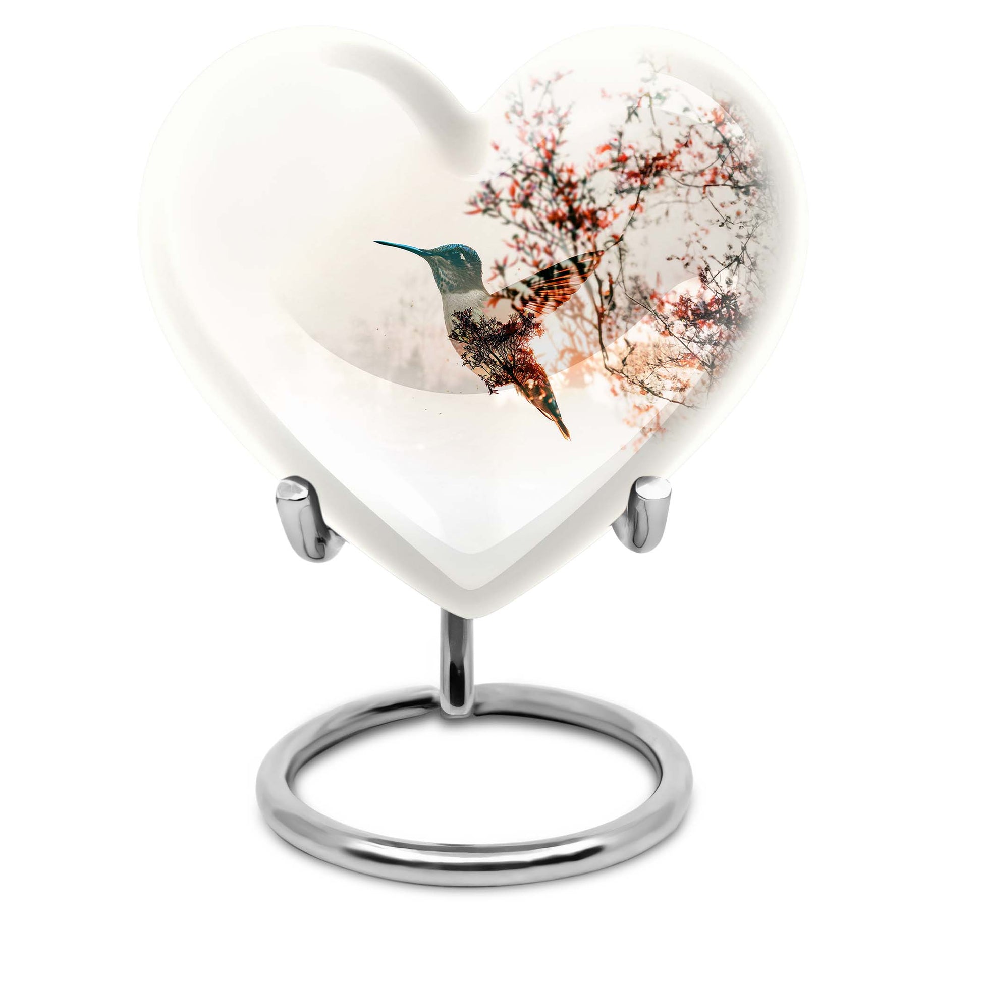 Humming Bird Small Urn For Human Ashes Funeral, Ashes Cremation Urn