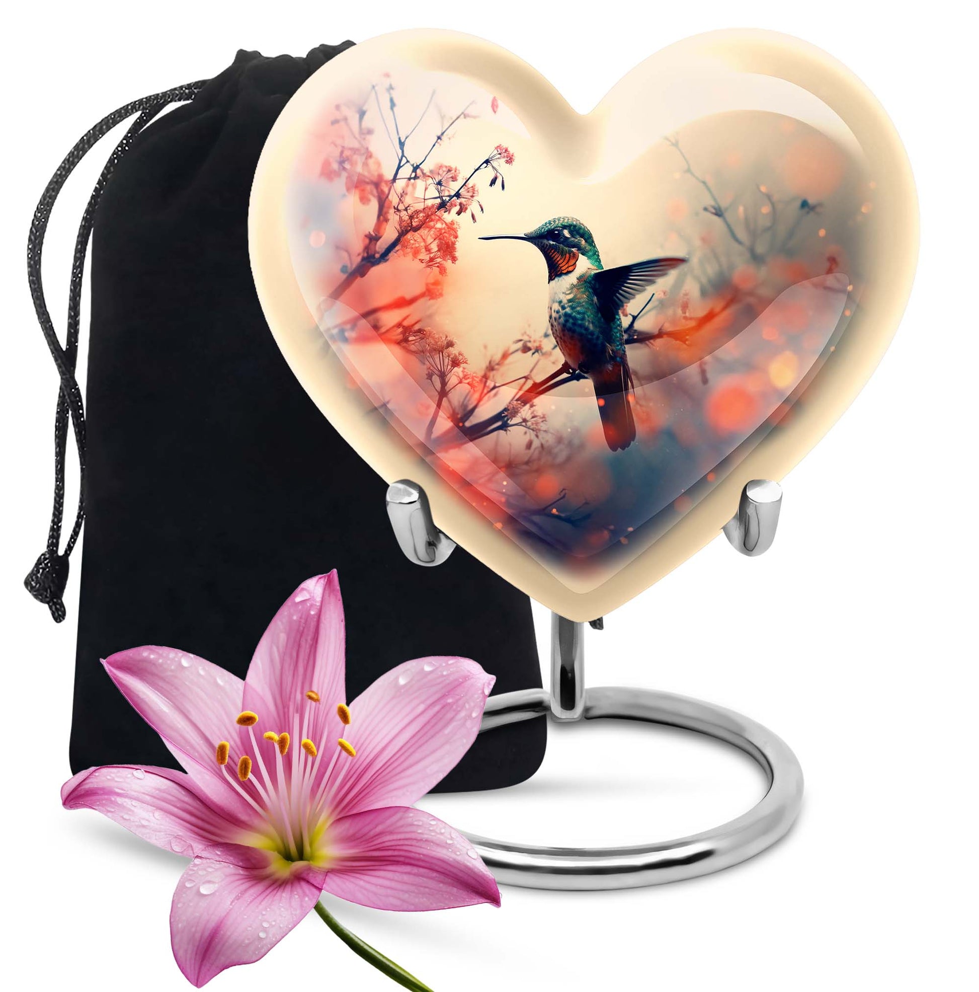 Humming Bird Cremation Urns For Burial Large Funeral, Ashes Urn
