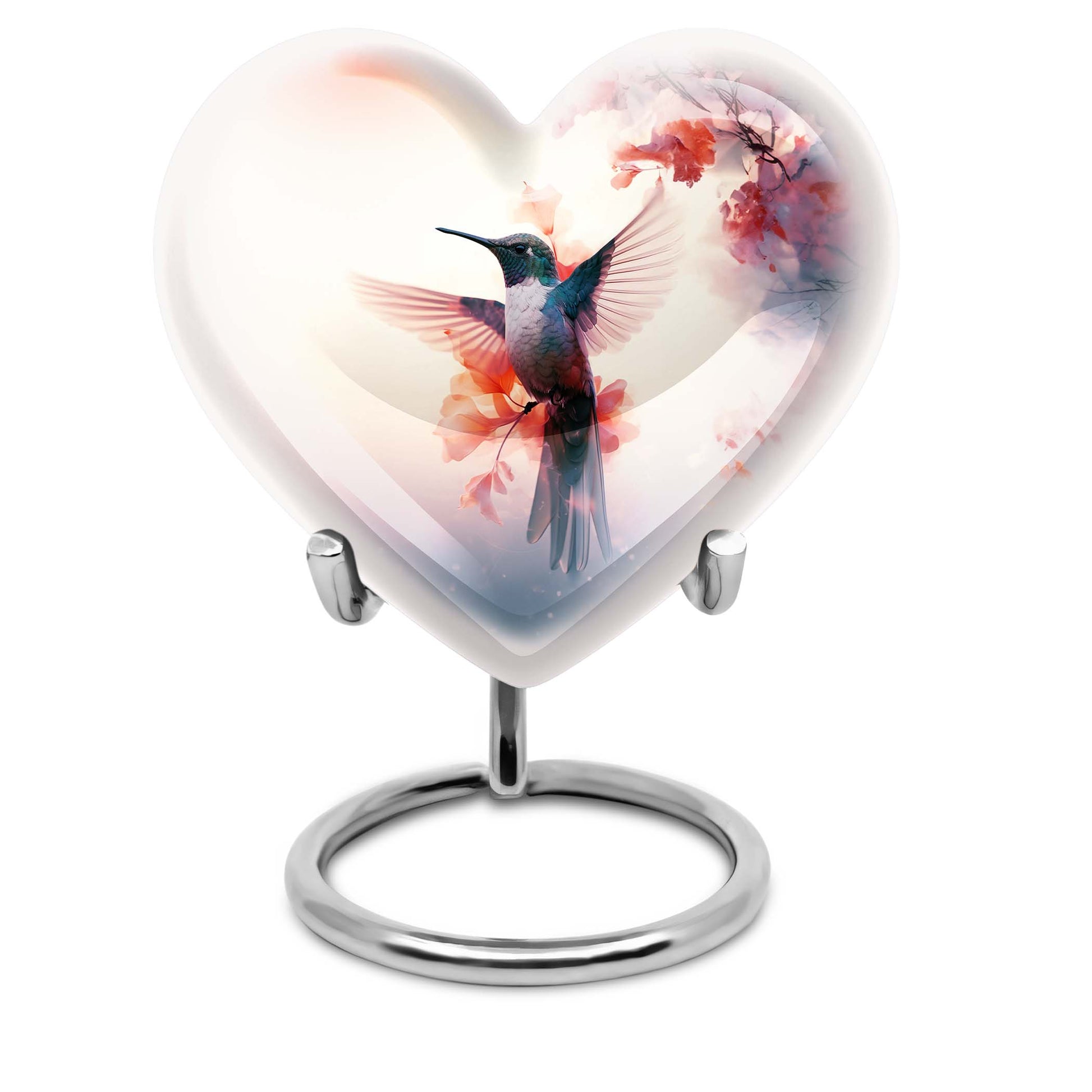 Humming Bird Keepsake For Ashes Funeral, Ashes Cremation Urn