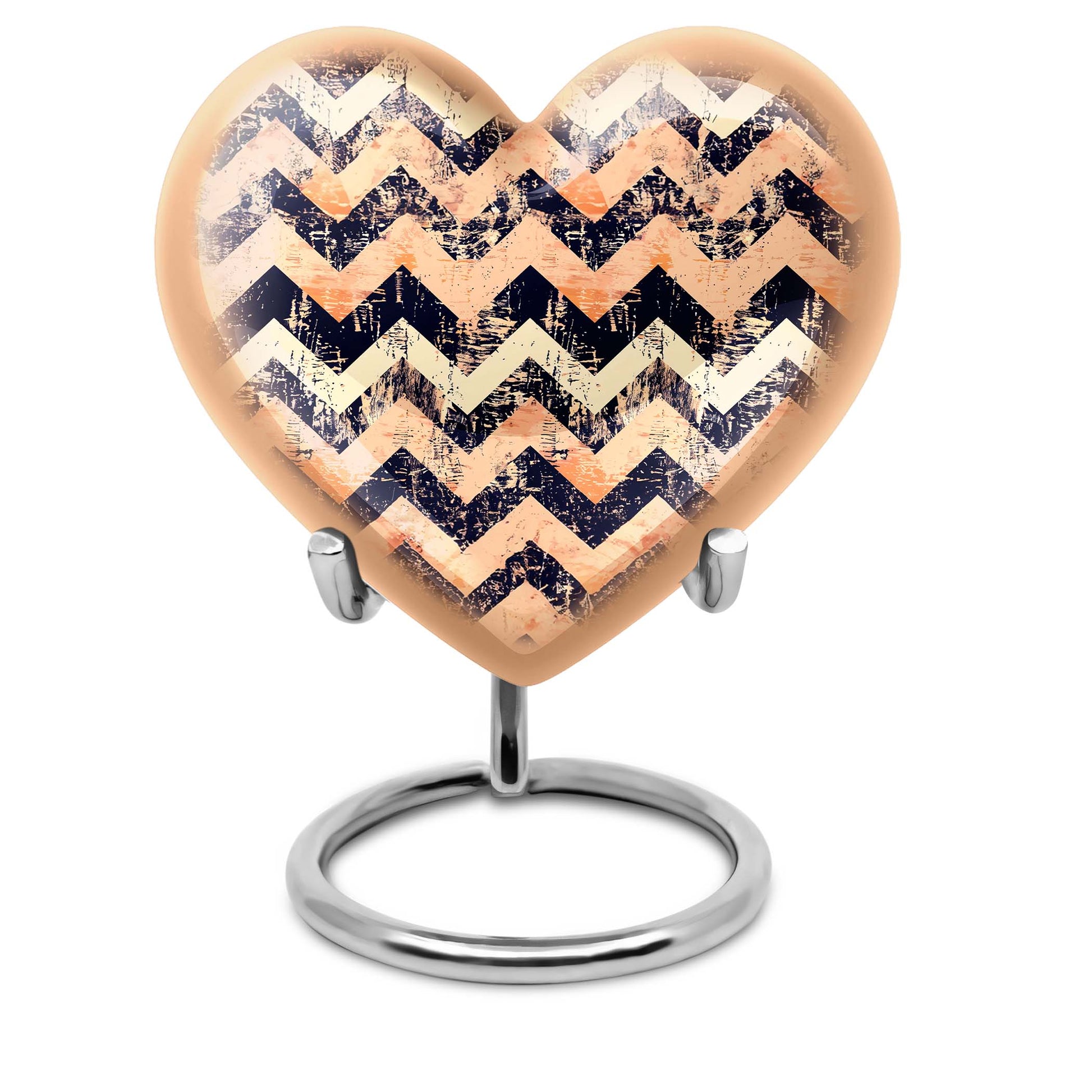 Pattern Adult Male Urn For Ashes Large Teardrop, Heart Urn For Ashes