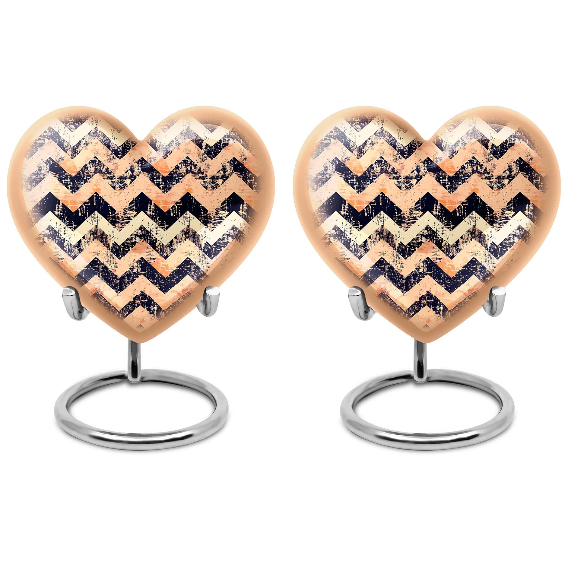 Pattern Adult Male Urn For Ashes Large Teardrop, Heart Urn For Ashes