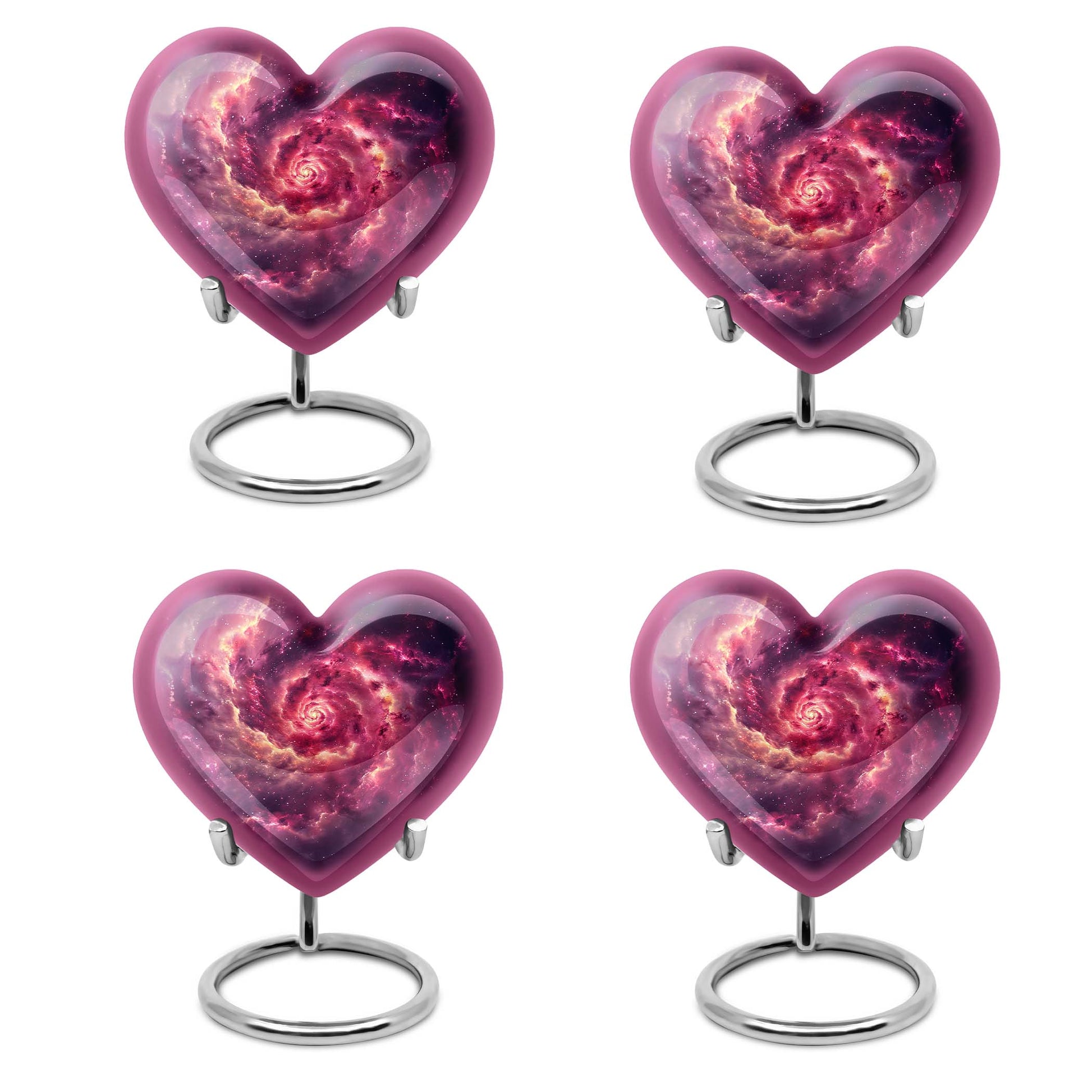 Galaxy Urns For Adult Male Dad Teardrop, Heart Cremation Urn