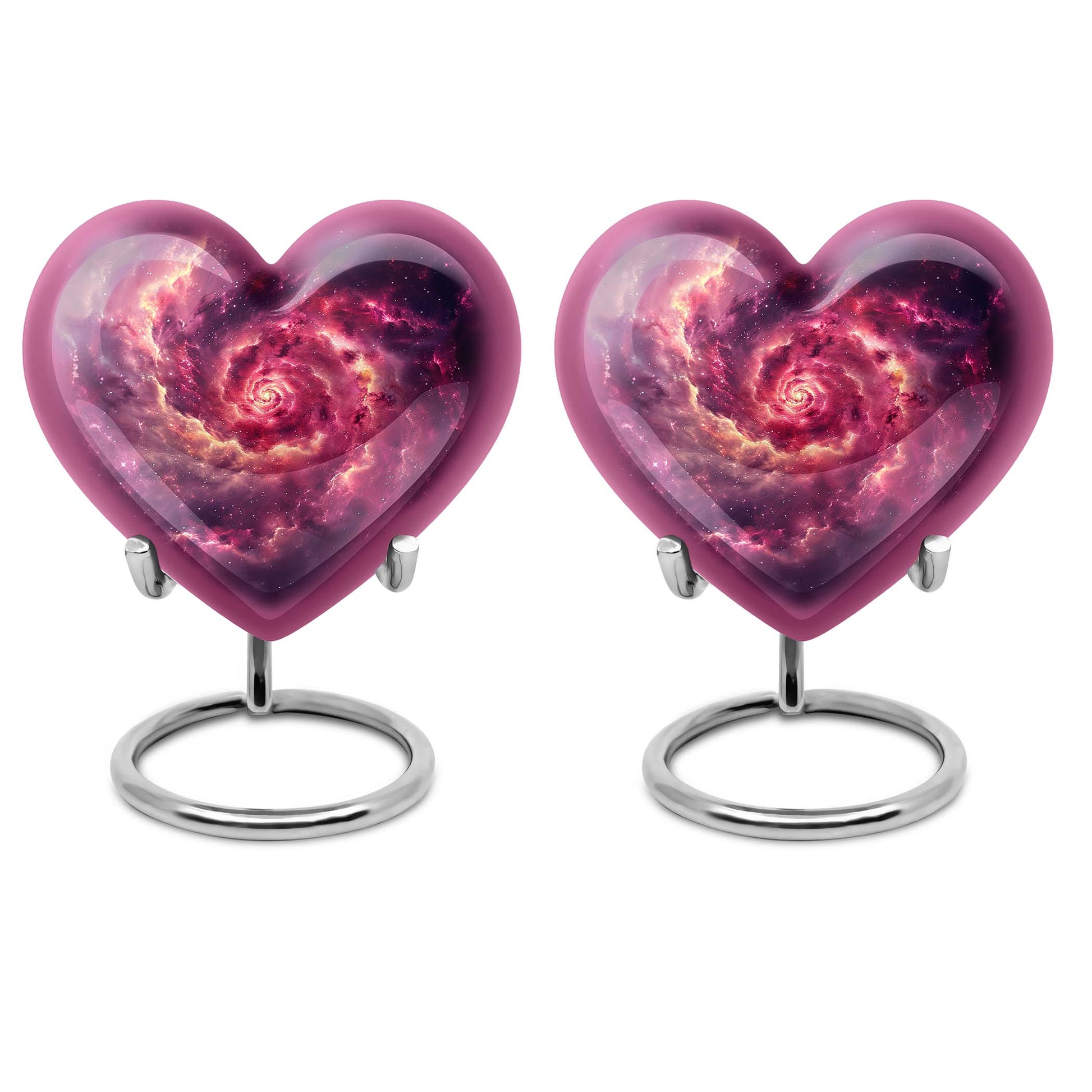 Galaxy Urns For Adult Male Dad Teardrop, Heart Cremation Urn