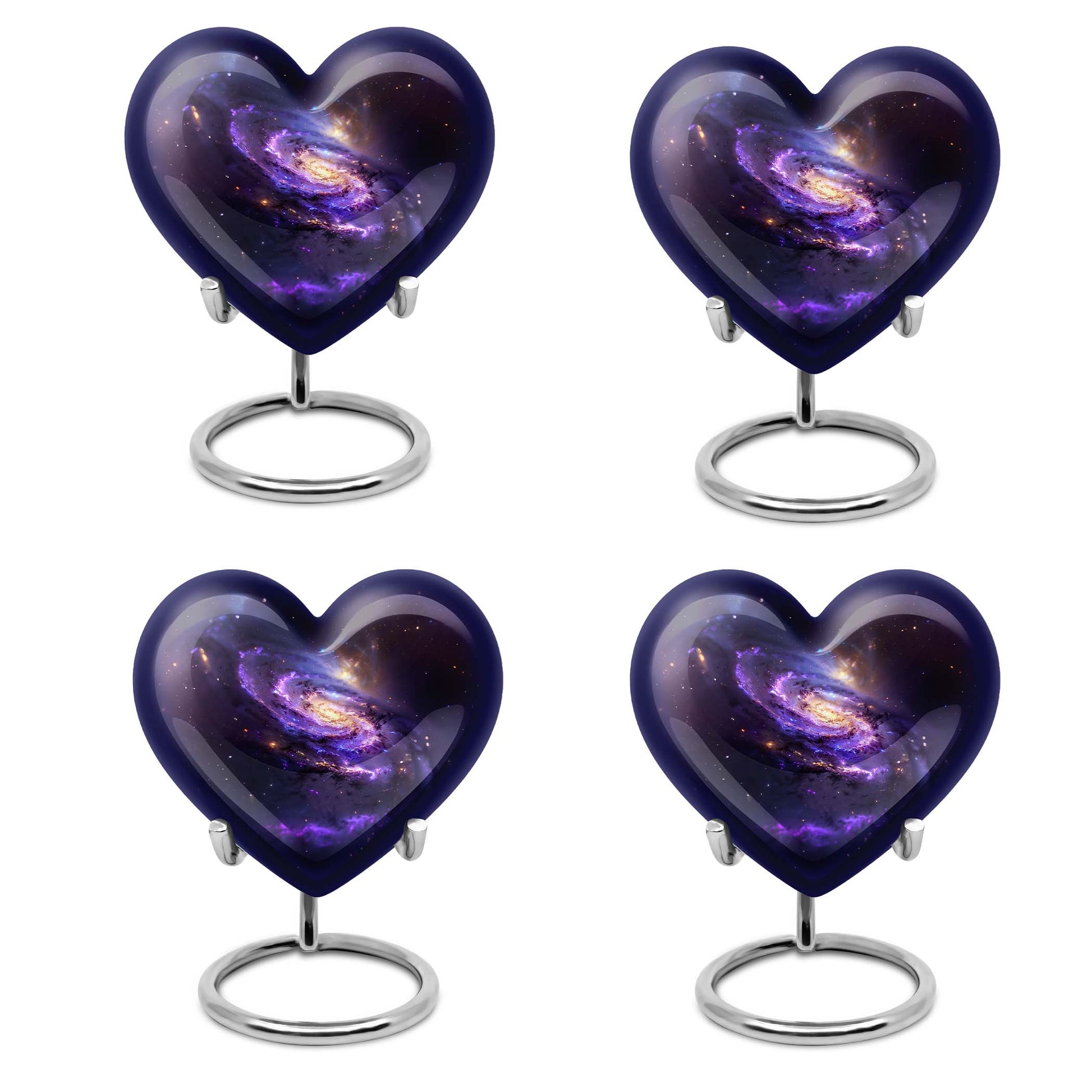 Galaxy Adult Cremation Urns Teardrop, Heart Shape Urn