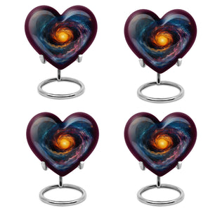Galaxy Urn For Son Teardrop, Heart Cremation Urn
