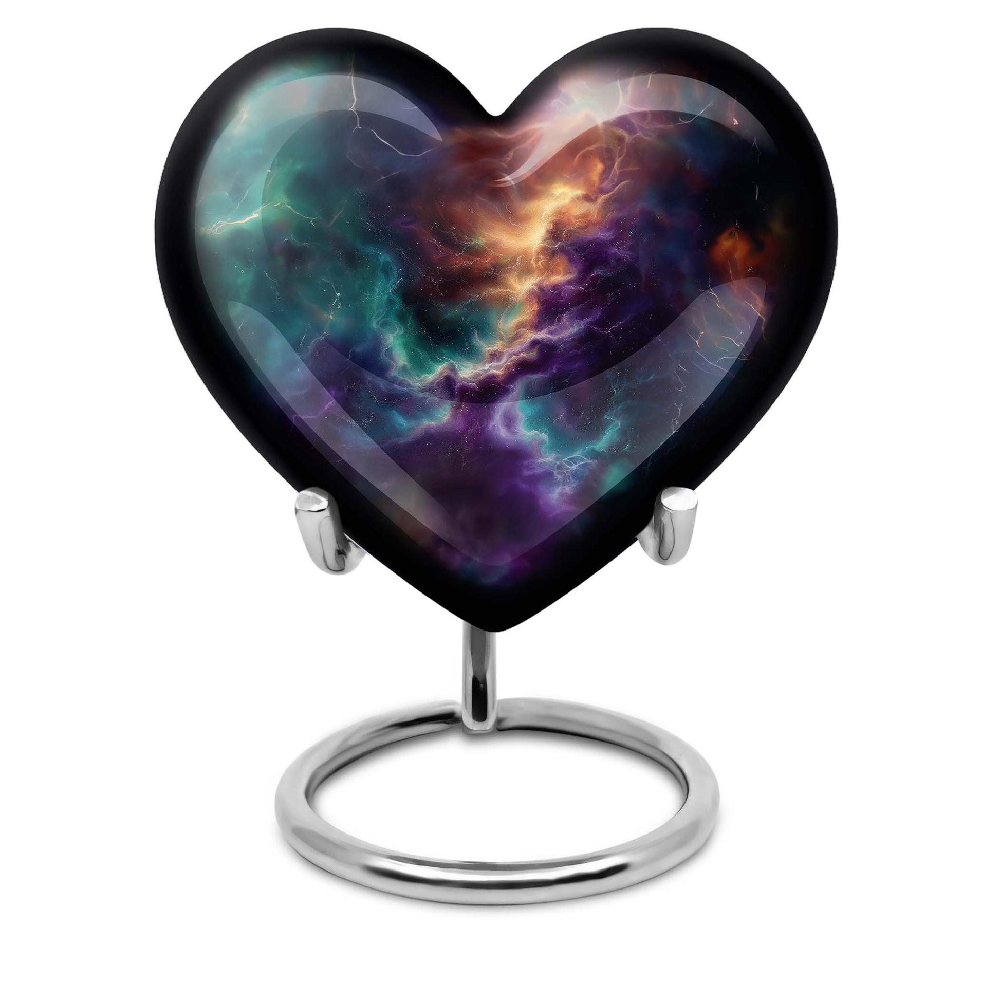 Galaxy Urn Dad Teardrop, Heart Shape Urn
