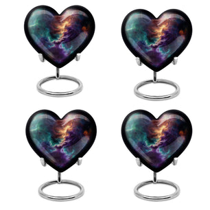 Galaxy Urn Dad Teardrop, Heart Shape Urn