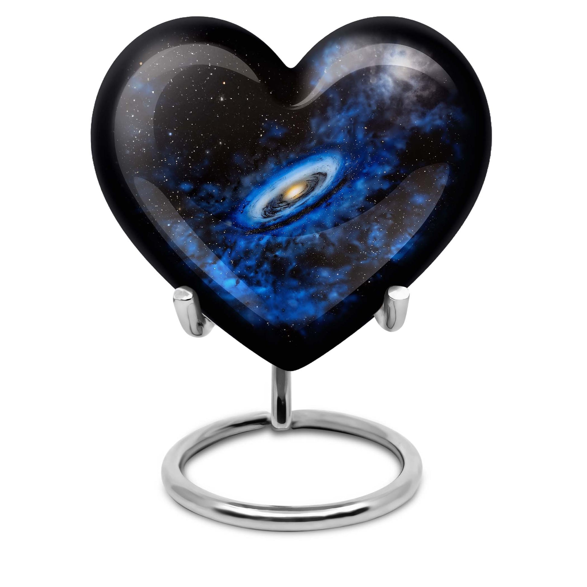 Galaxy Cremation Urns For Ashes Teardrop, Heart Cremation Urn