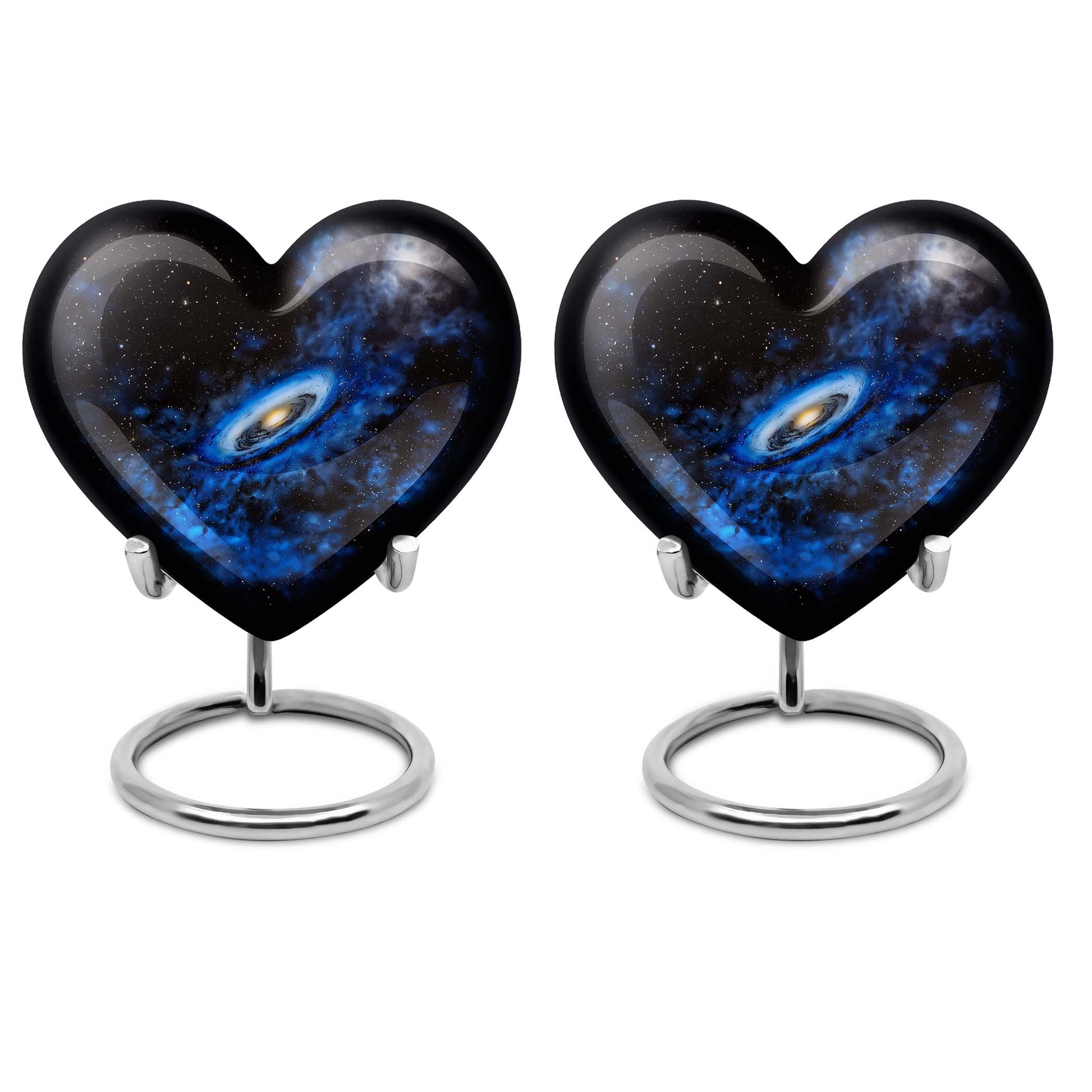 Galaxy Cremation Urns For Ashes Teardrop, Heart Cremation Urn