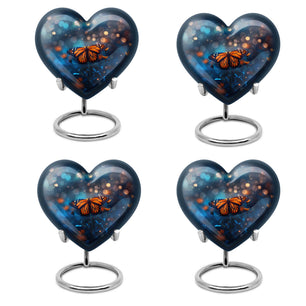 Heart Shaped  Keepsake Set of 4
