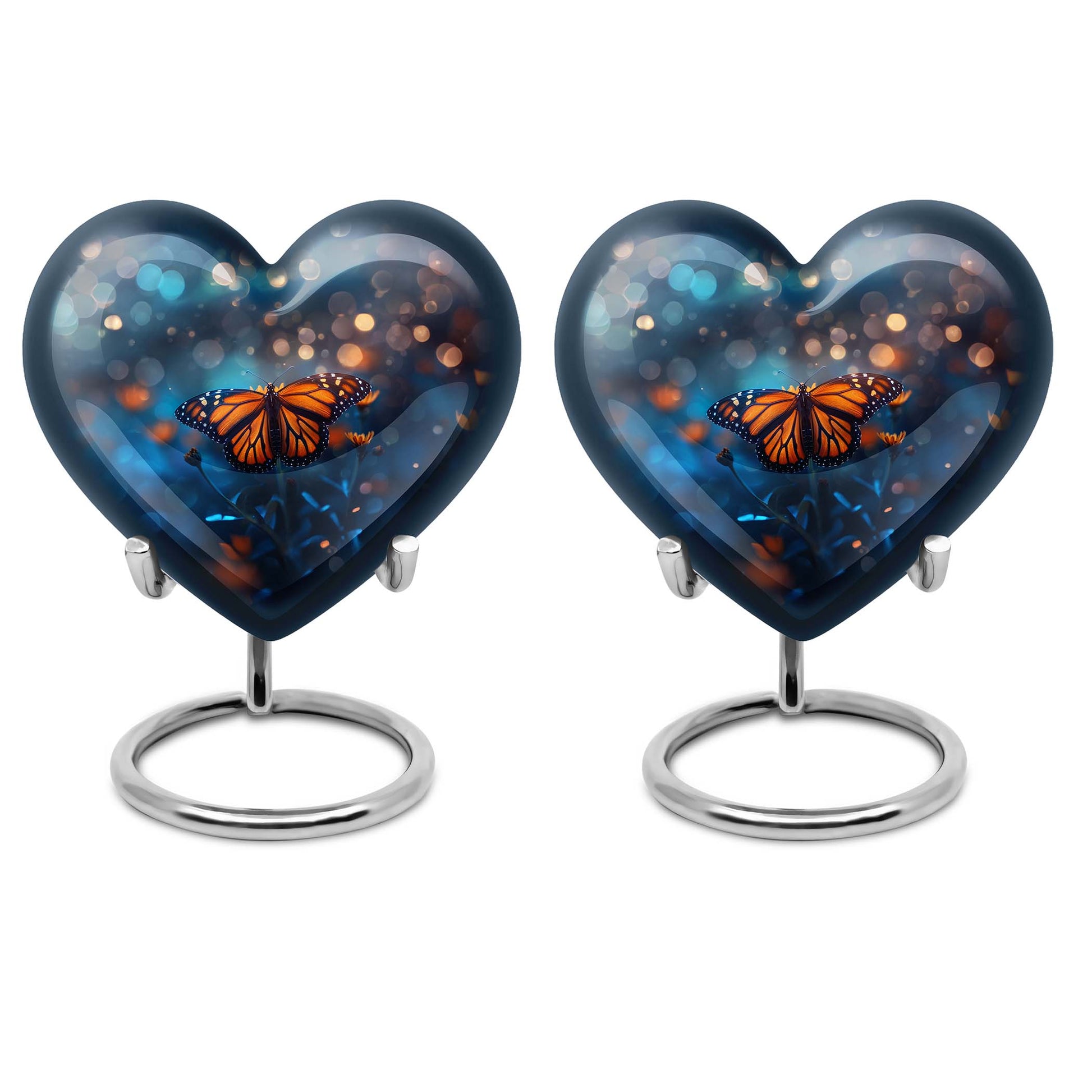 Heart Shaped  Keepsake Set of 2