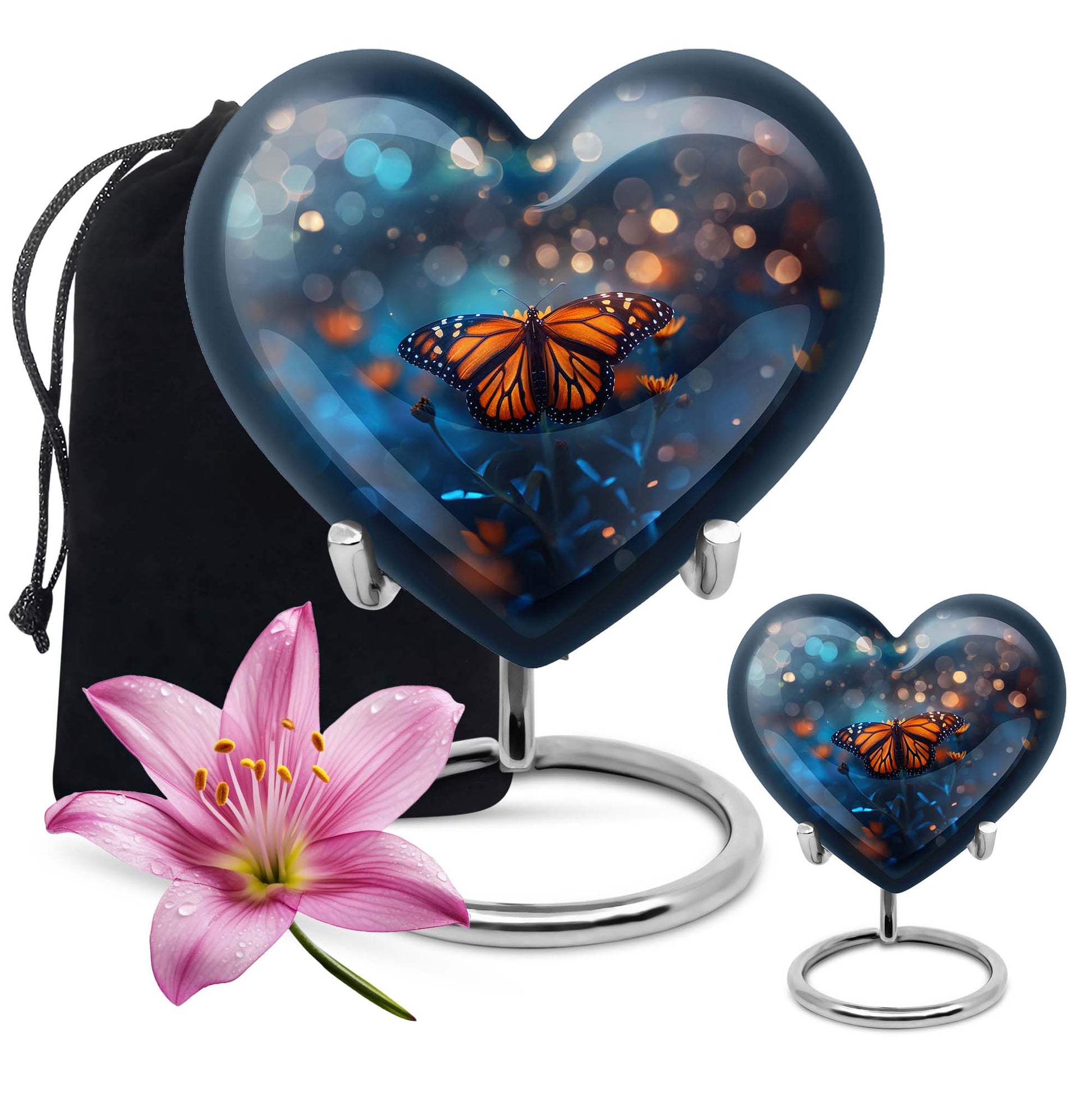 Heart Shaped  Large Urn With 1 Keepsake