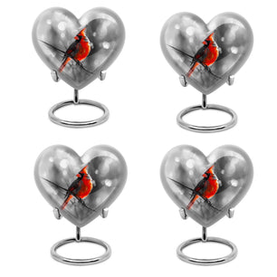 Heart Shaped  Keepsake Set of 4