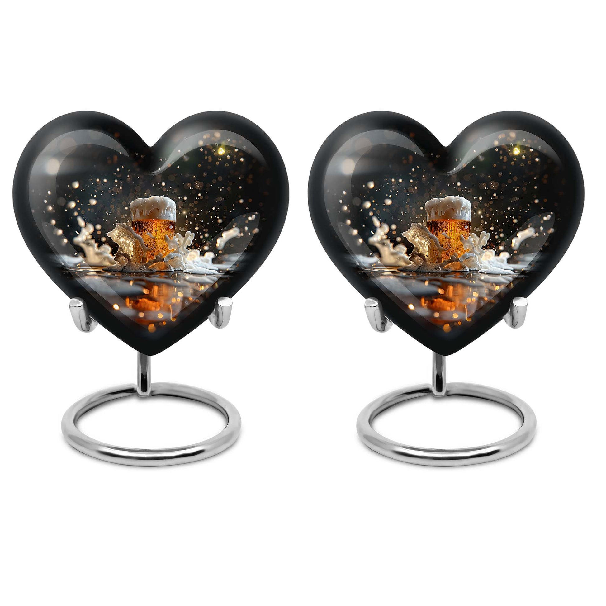 Heart Shaped  Keepsake Set of 2