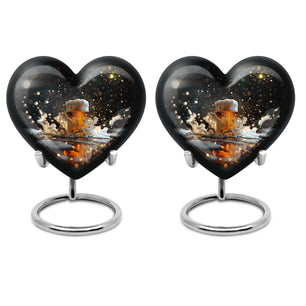 Heart Shaped  Keepsake Set of 2
