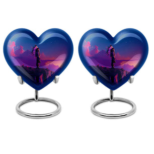 Heart Shaped  Keepsake Set of 2