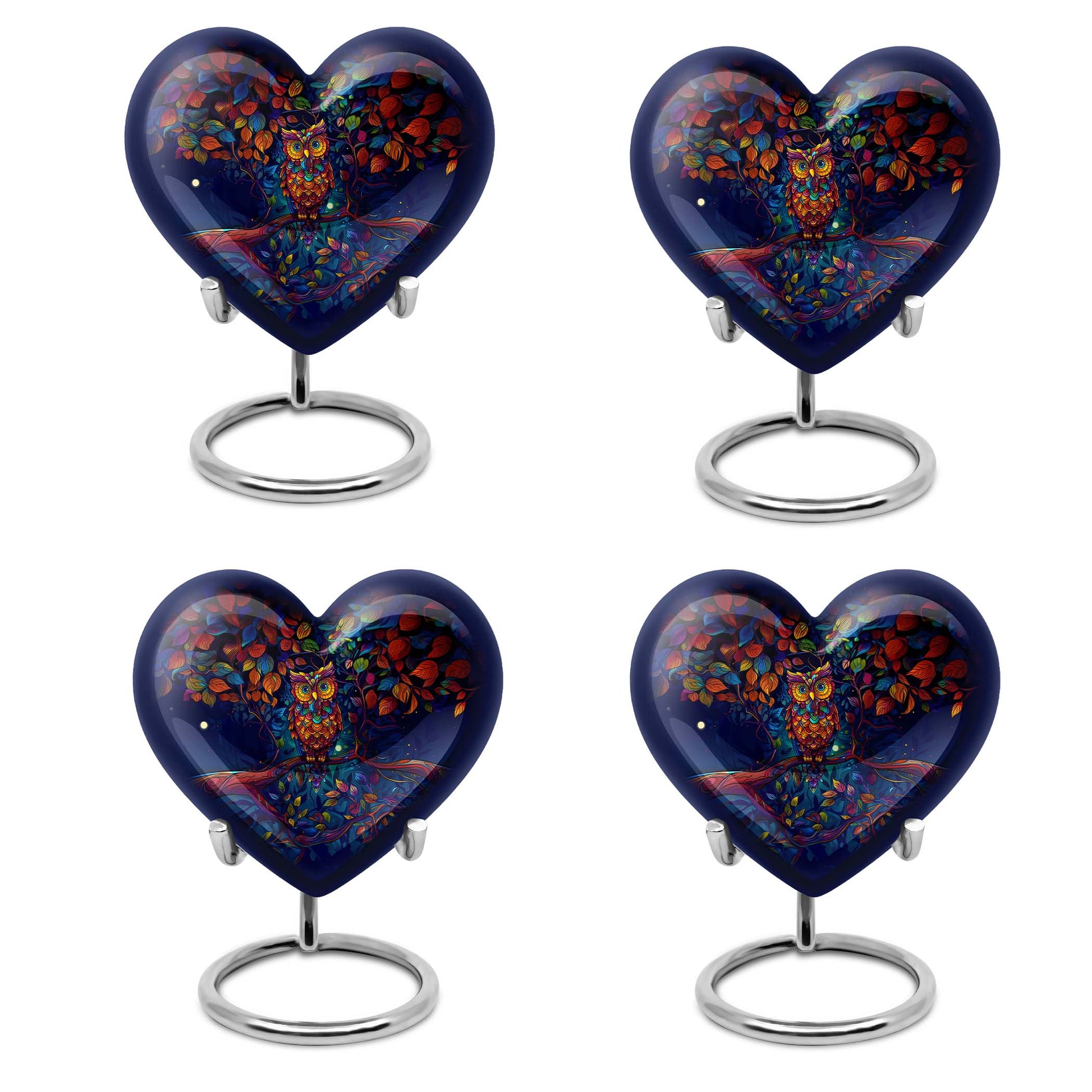 Heart Shaped  Keepsake Set of 4