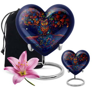 Heart Shaped  Large Urn With 1 Keepsake
