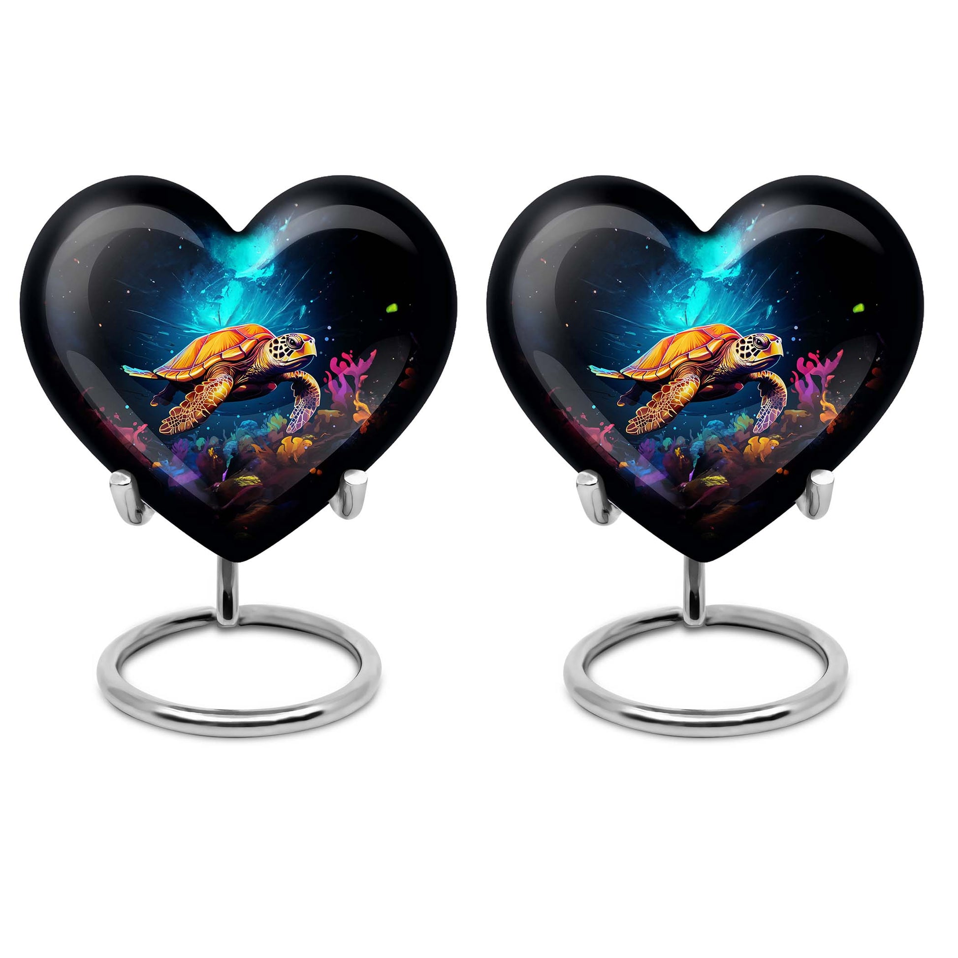 Heart Shaped  Keepsake Set of 2