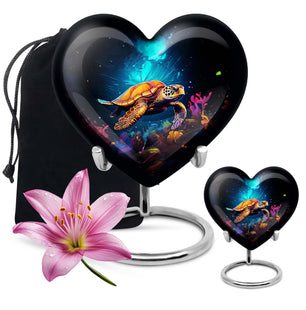 Heart Shaped  Large Urn With 1 Keepsake