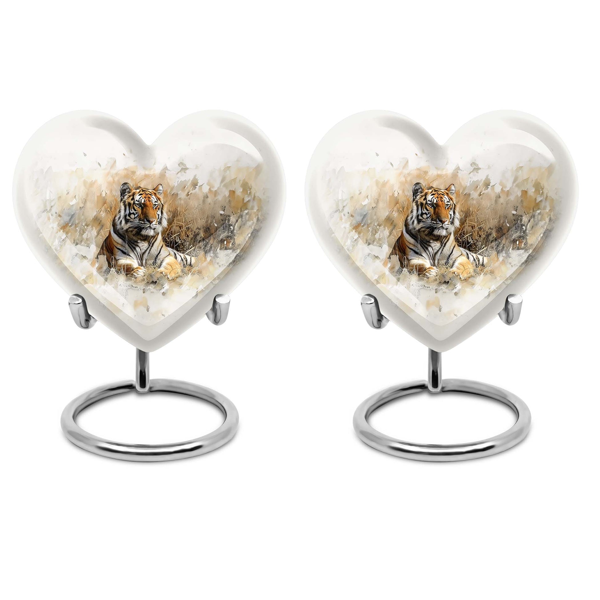 Heart Shaped  Keepsake Set of 2