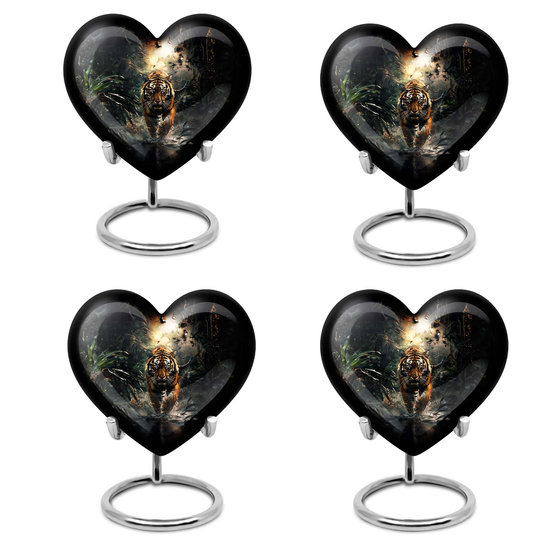 Heart Shaped  Keepsake Set of 4
