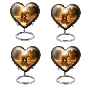 Heart Shaped  Keepsake Set of 4