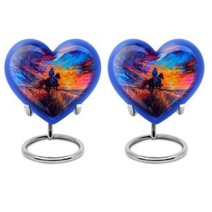 Heart Shaped  Keepsake Set of 2