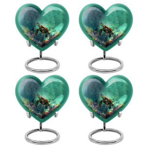 Tortoise Theme 3 Inch Keepsake Pack of 4