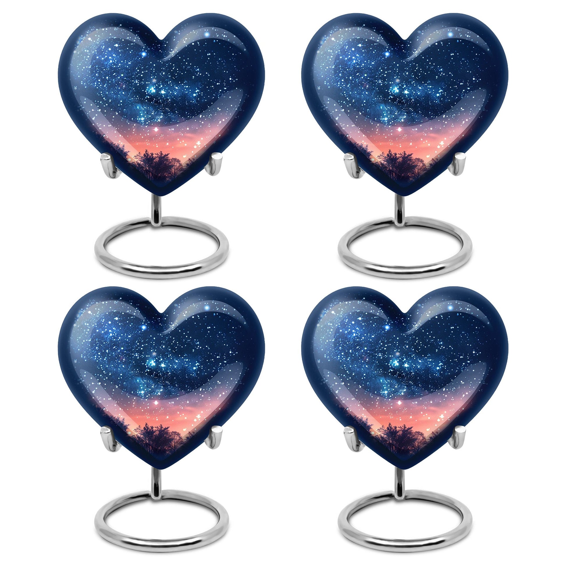 Majestic Sky Theme 3 Inch Keepsake Pack of 4
